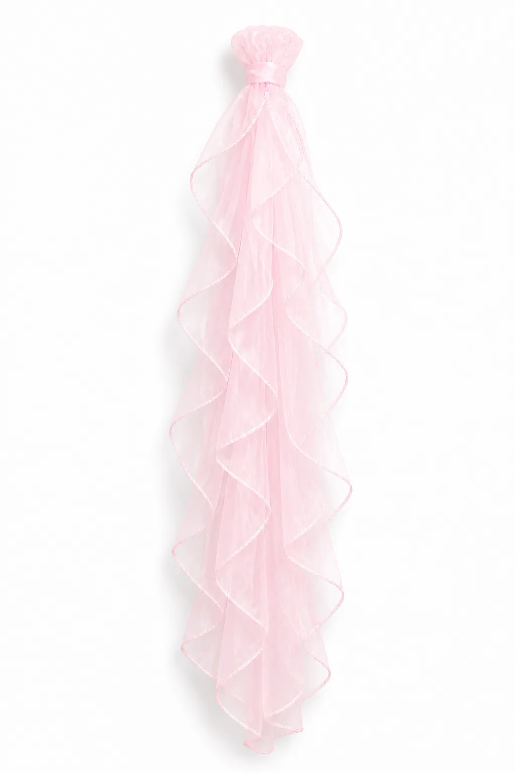 Pink Curly Fringe Chair Sash Accessory