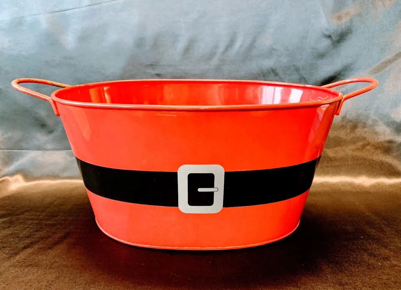 Christmas Ice Bucket Metal