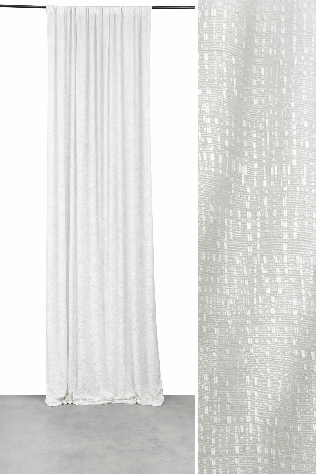 White Textured Backdrop Panel 8ft