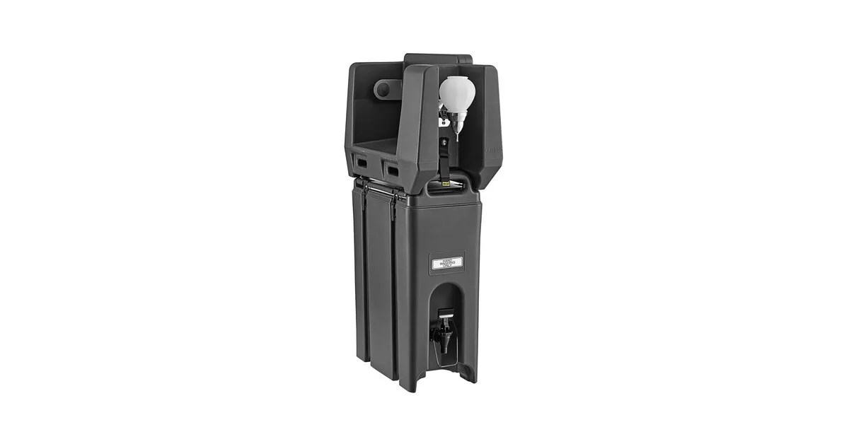 Cambro - Black Hand Washing Station - Paper Towel Dispenser