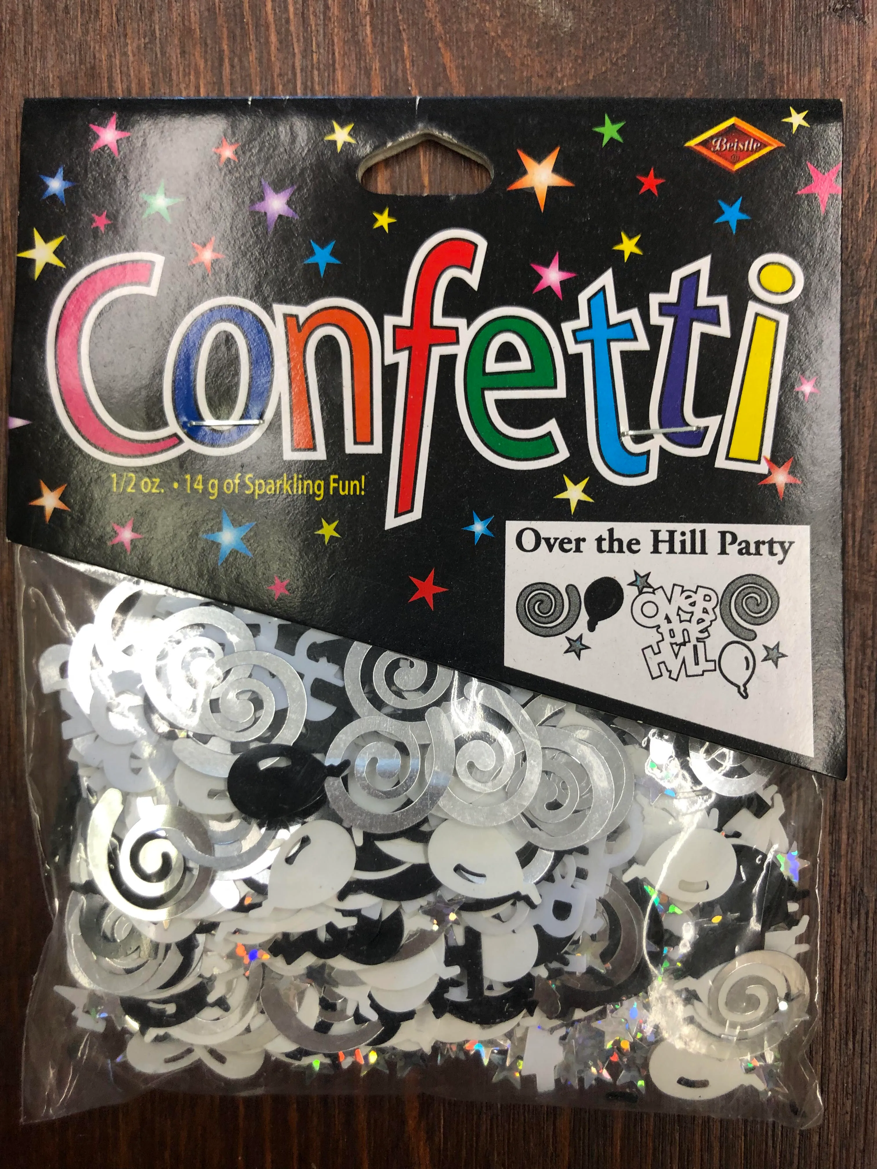 Confetti party packs - Over the Hill