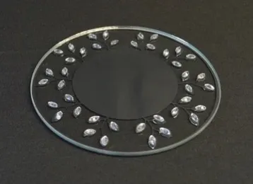 6" Diamante Mirror 