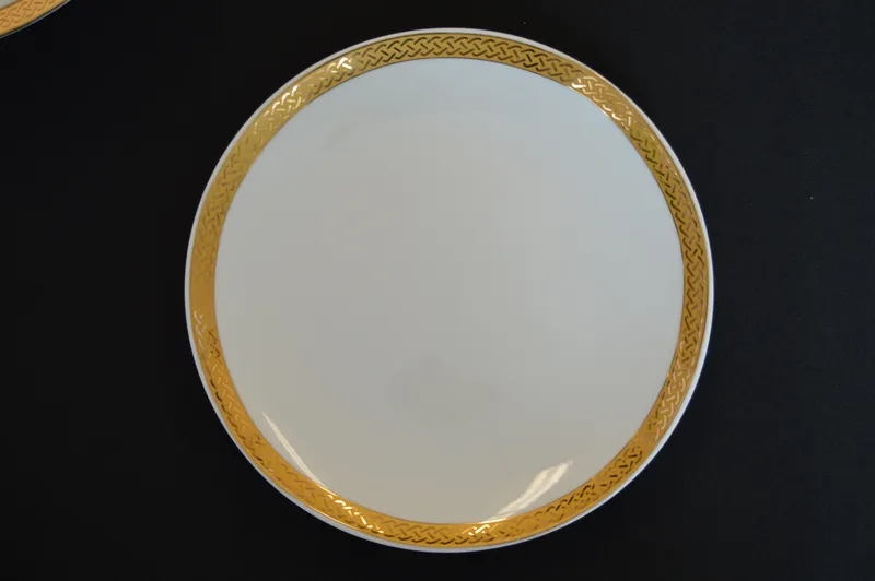 Wide Gold Rim 6.5"  side plate 