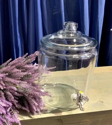 Fat Glass Beverage Dispenser 