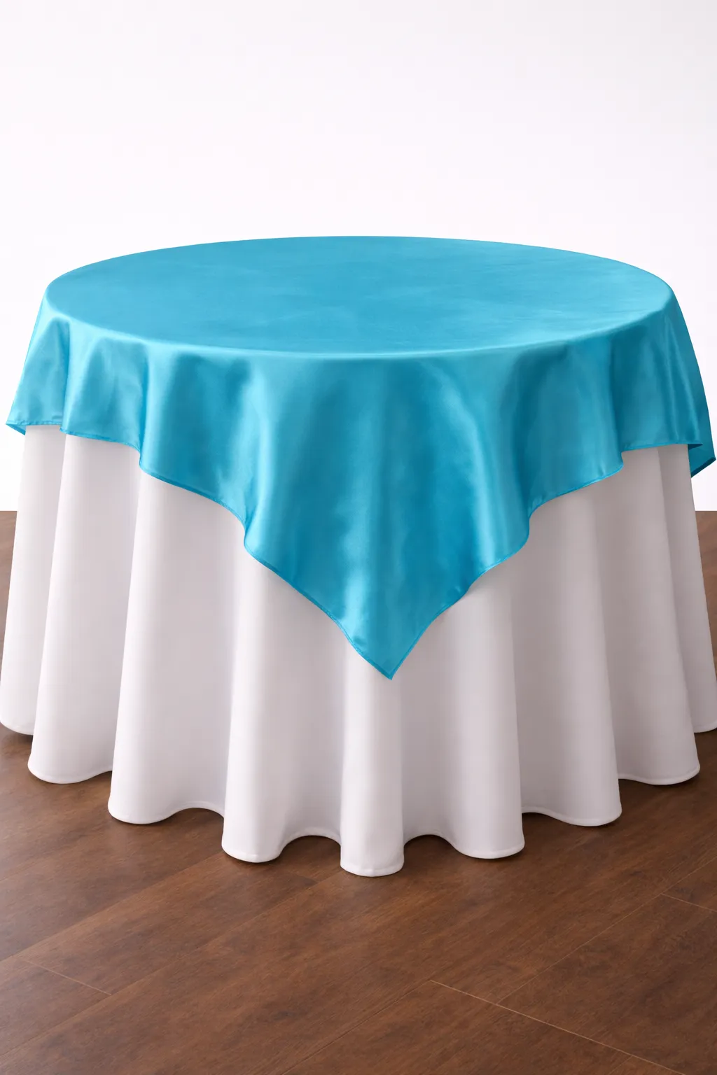 Overlay Satin Turquoise 90" x 90"