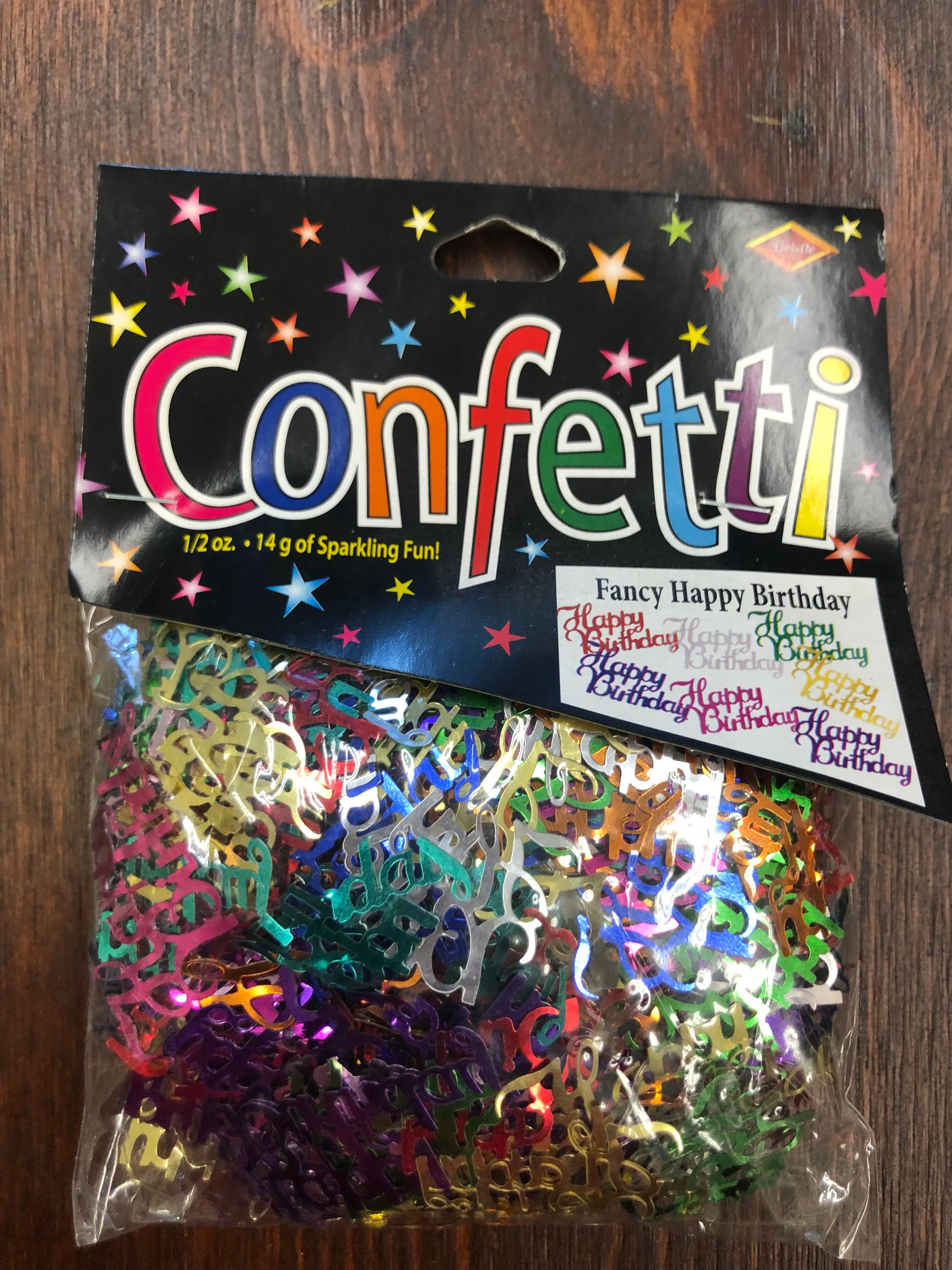 Confetti party packs - Happy Birthday