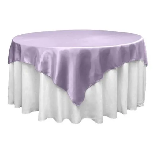 Lavender Satin Overlay 88" x 88"
