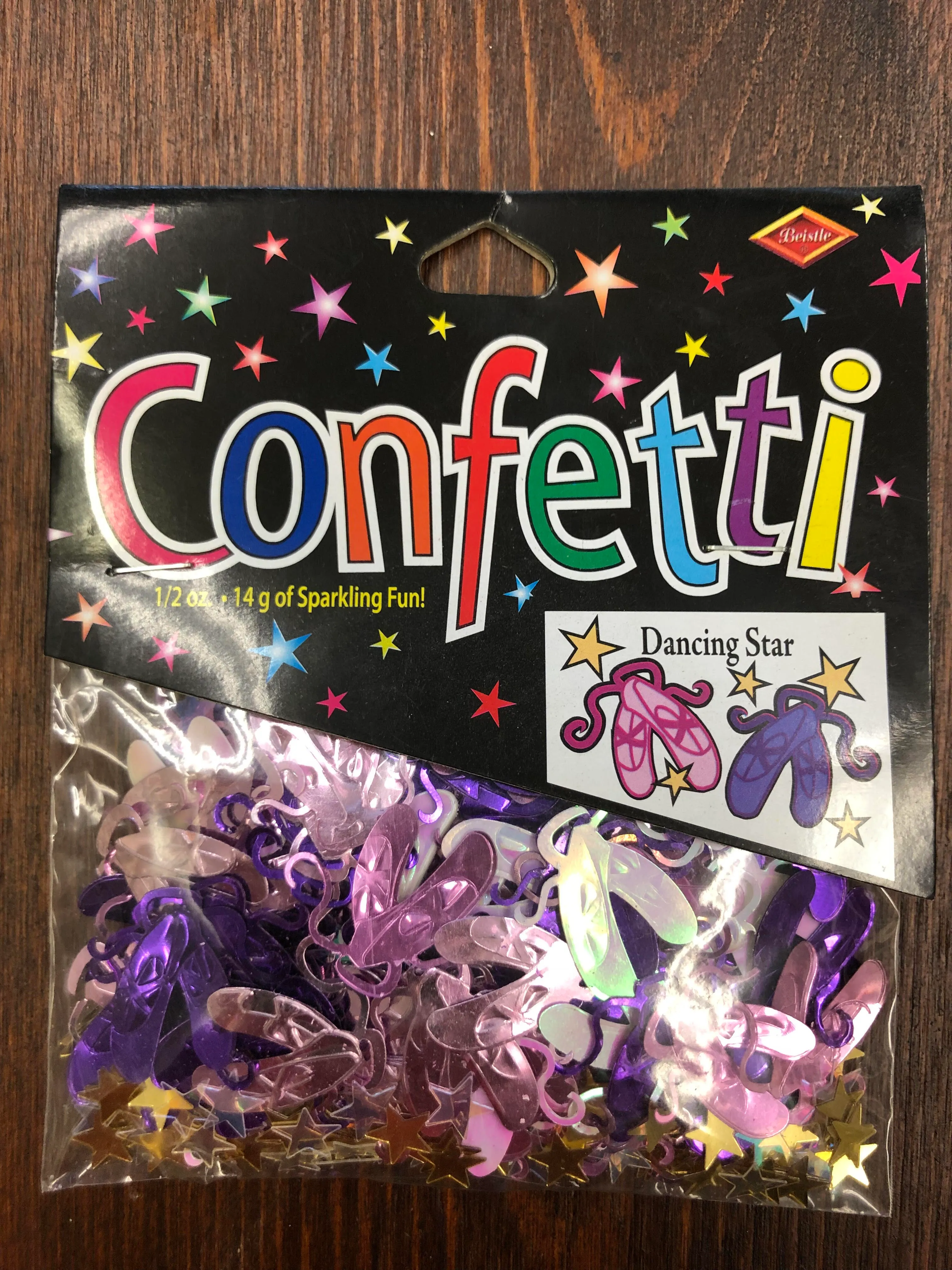 Confetti party packs - dancing stars