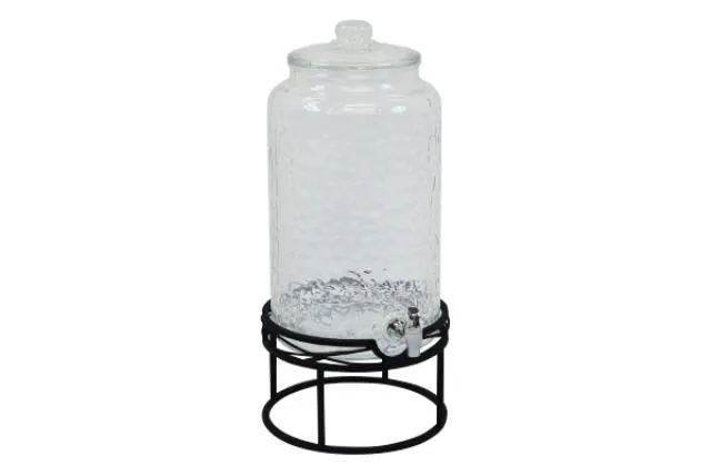 12lt Pebble Glass Beverage Dispenser 