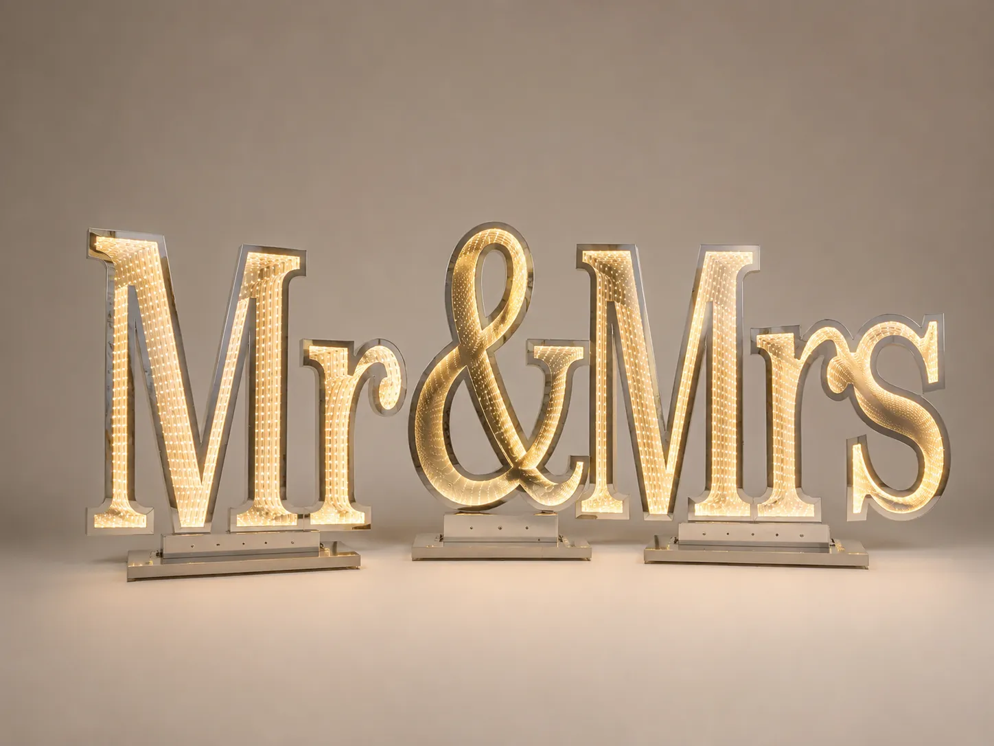 Premium “Mr & Mrs” Light Tunnel Sign