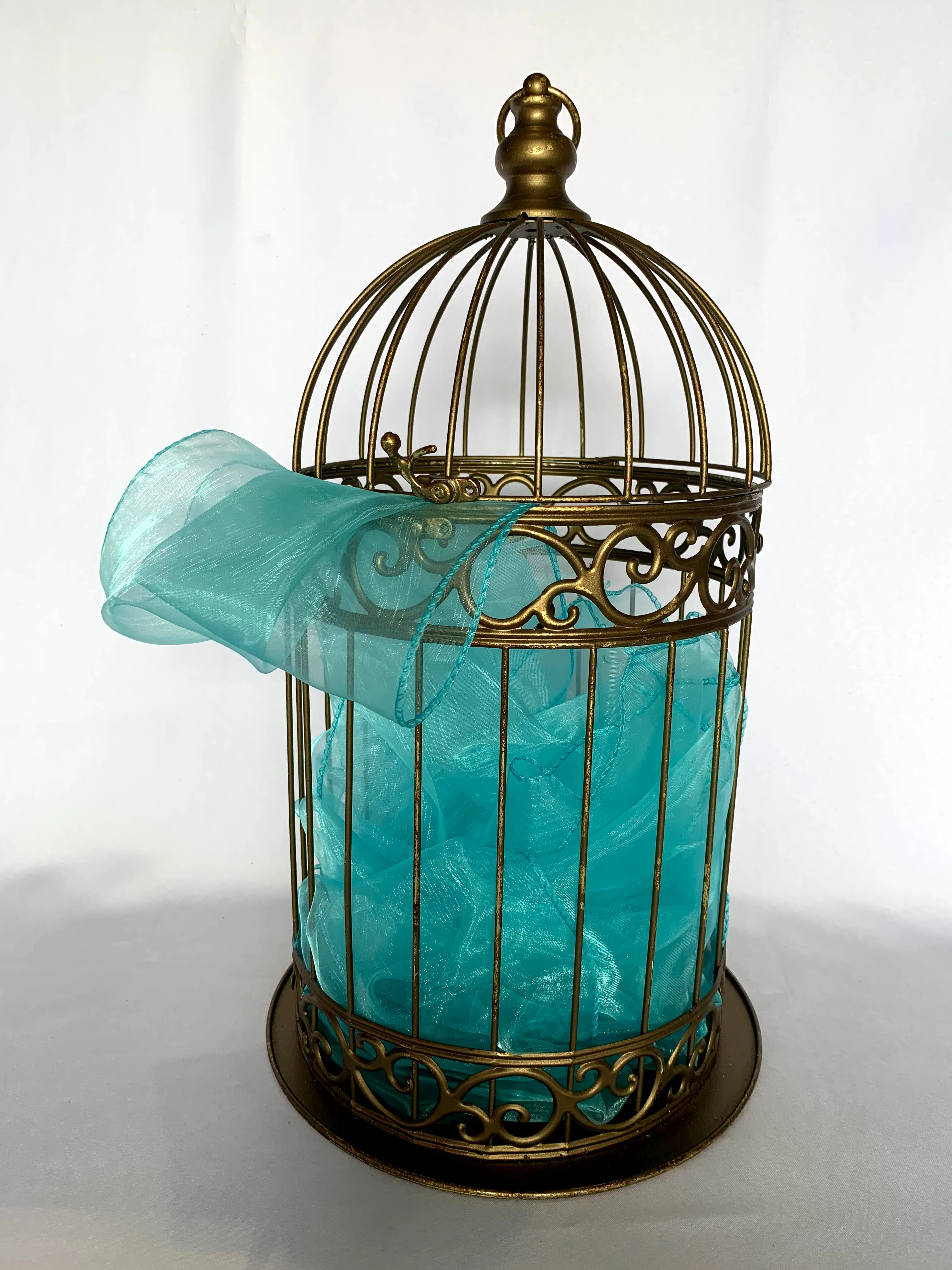 Teal Organza Runner