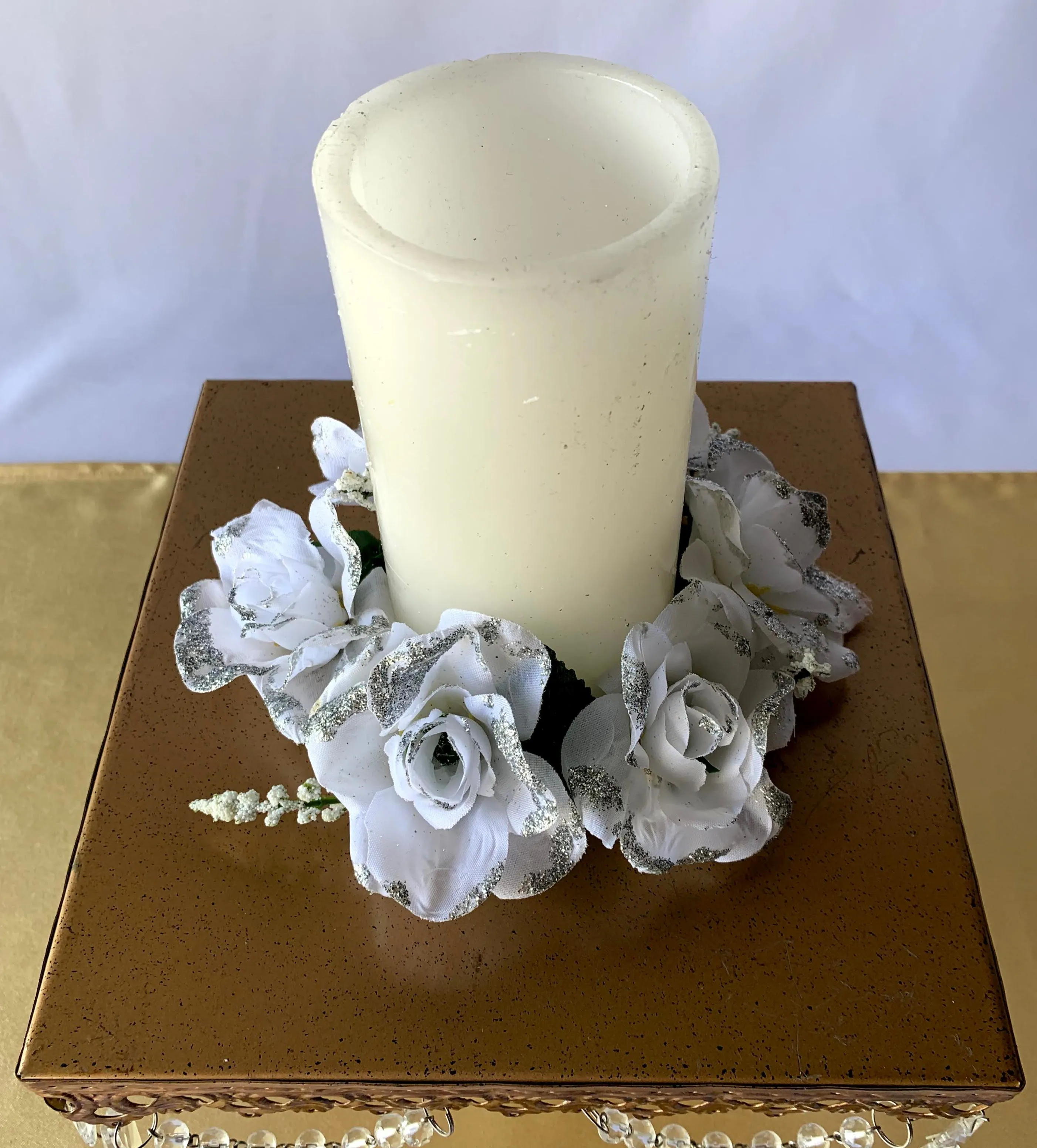 White Rose Votive Accessory