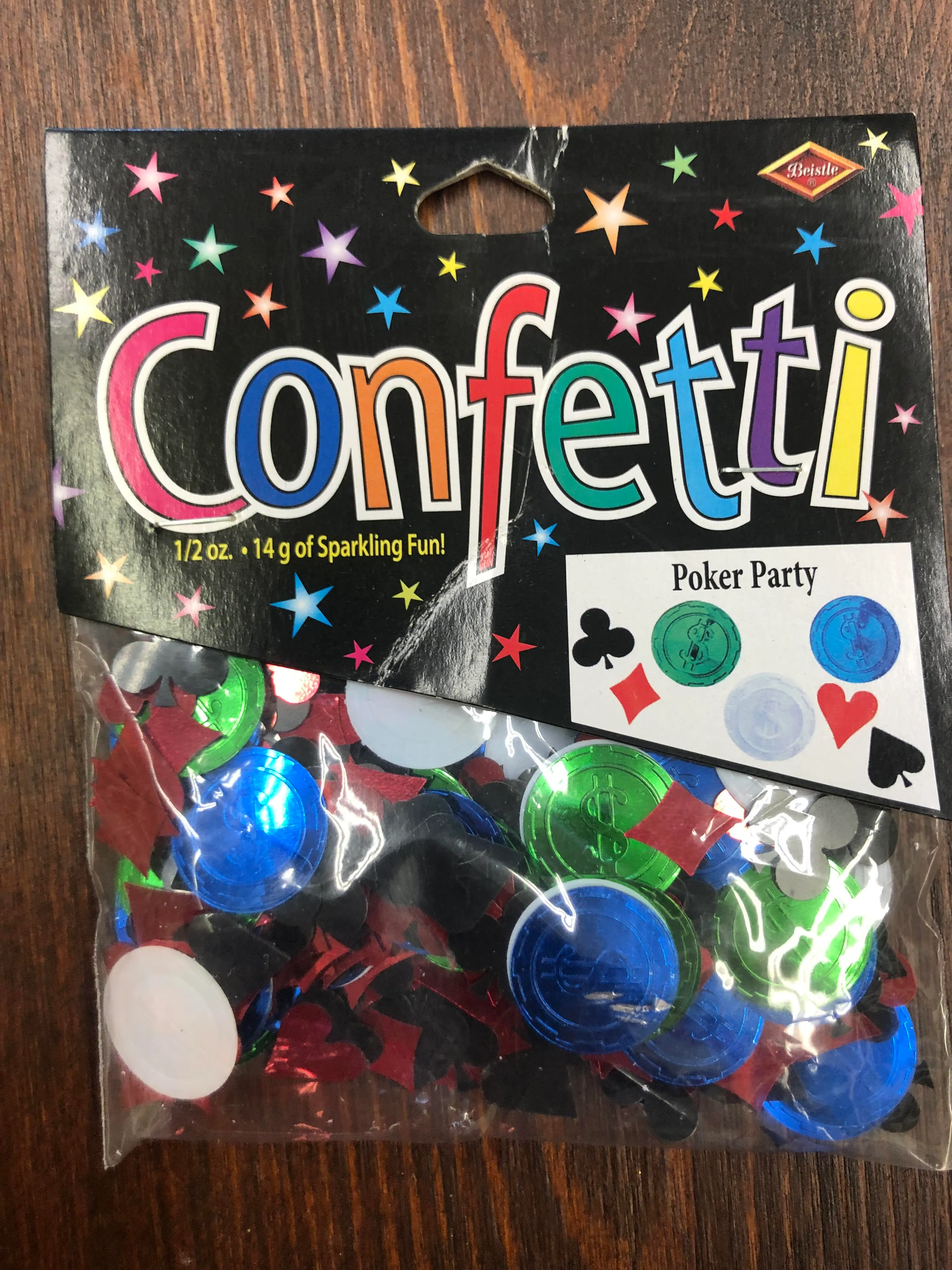 Confetti party packs - Poker party