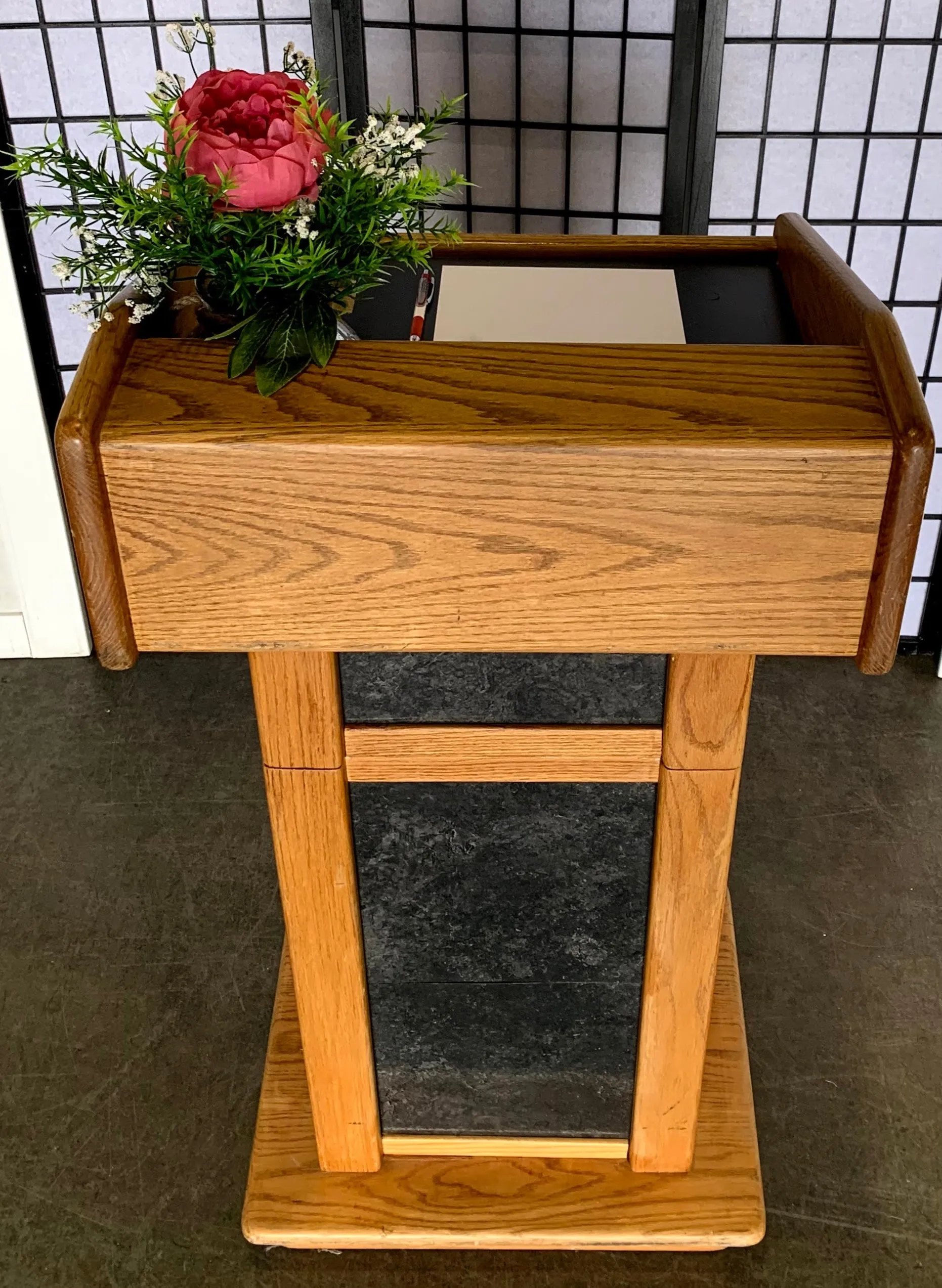 Oak Podium