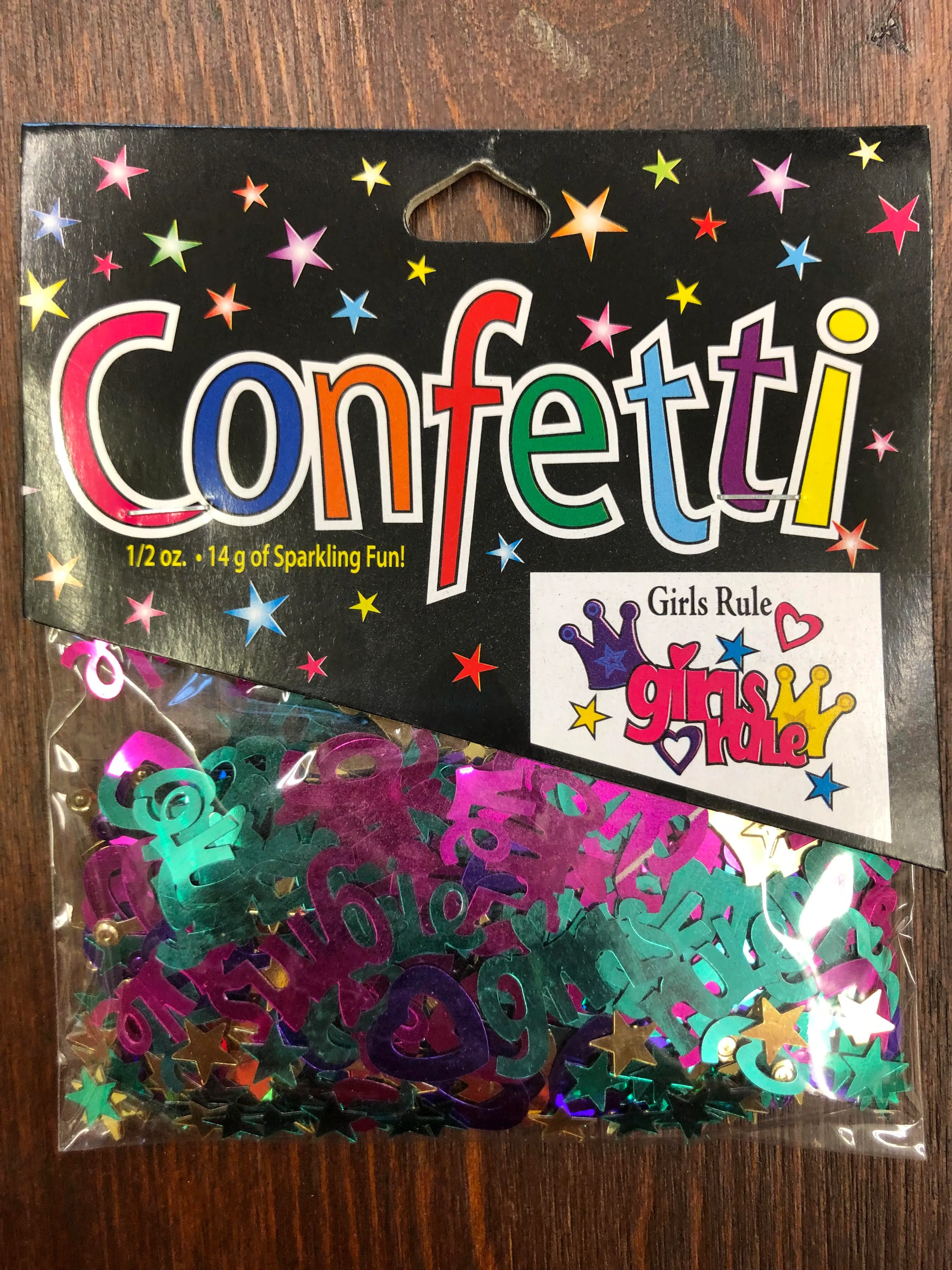 Confetti party packs - Girls Rule