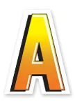 Letter A - Alphabet Custom Name 