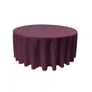 Tablecloth Purple Round 132"