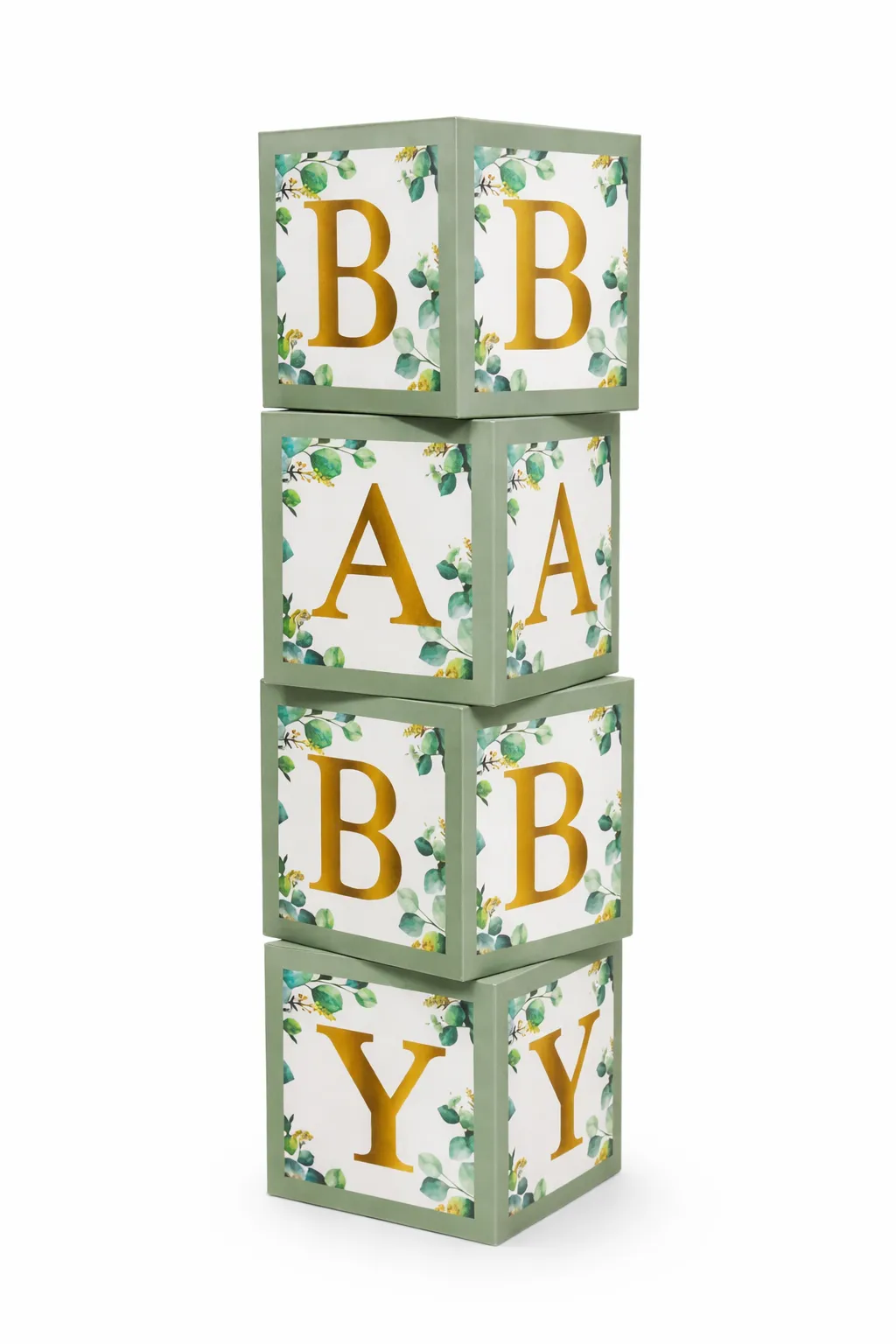 Green Eucalyptus - Baby Shower Box Display