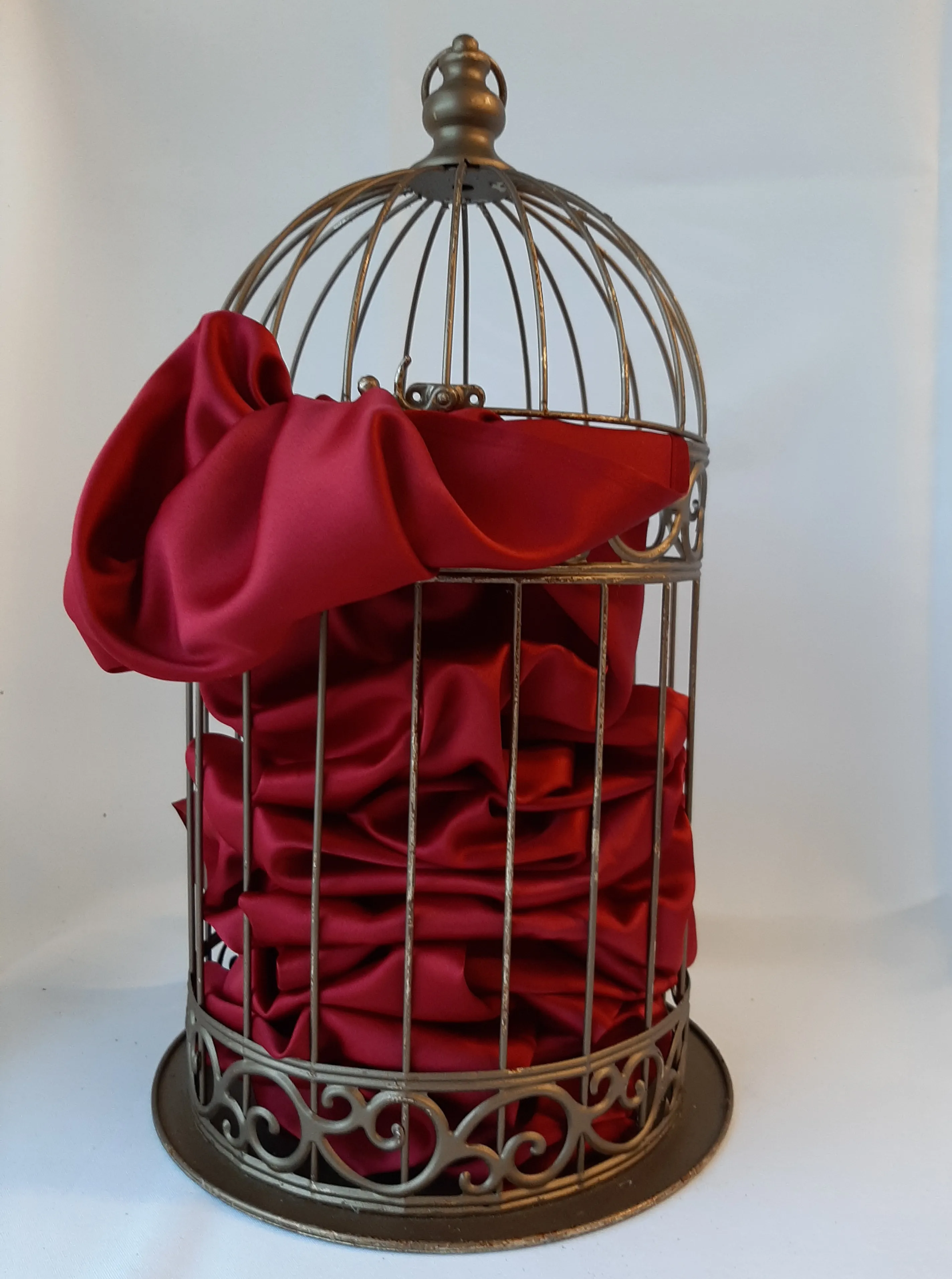 Cranberry Satin Runner