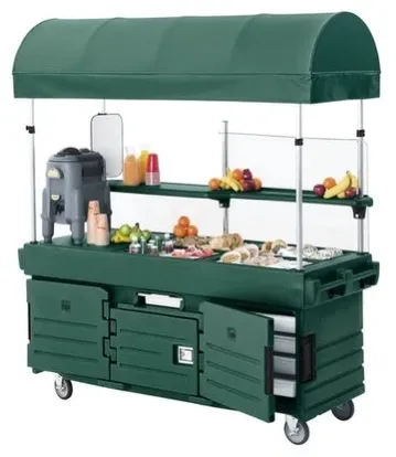 Green Cambro Bar /kiosk