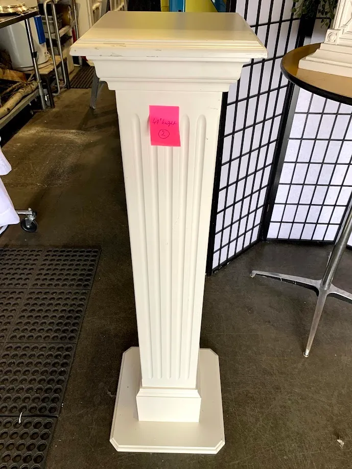 49 inch wood columns