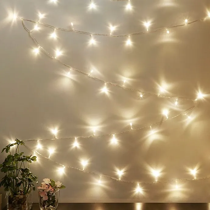 White string lights 49 feet
