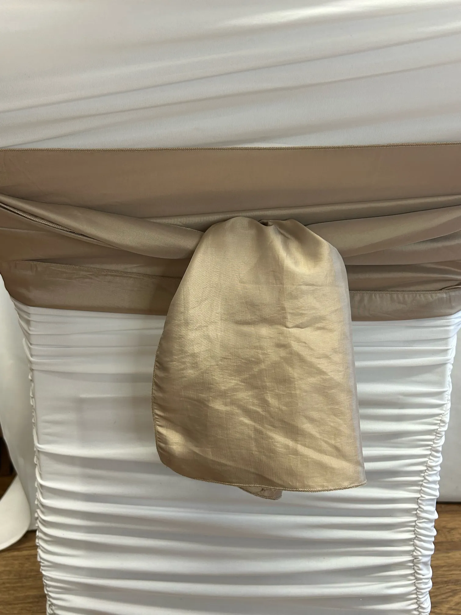 Gold Taffeta Sash