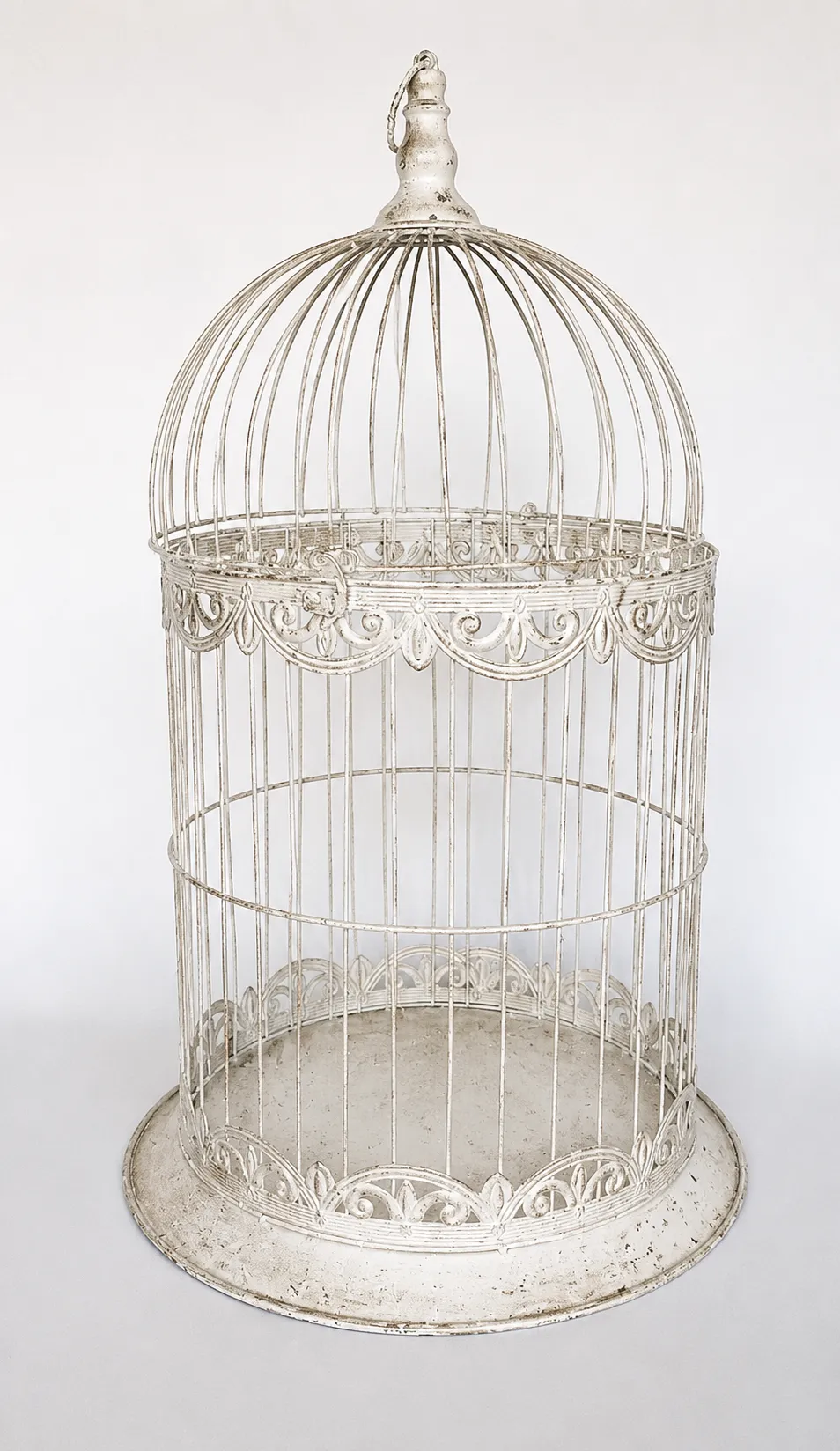 Birdcage White 27" X 13"