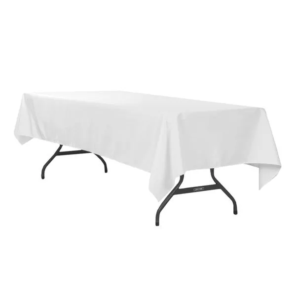 Tablecloth White rectangular 60" x 120" 