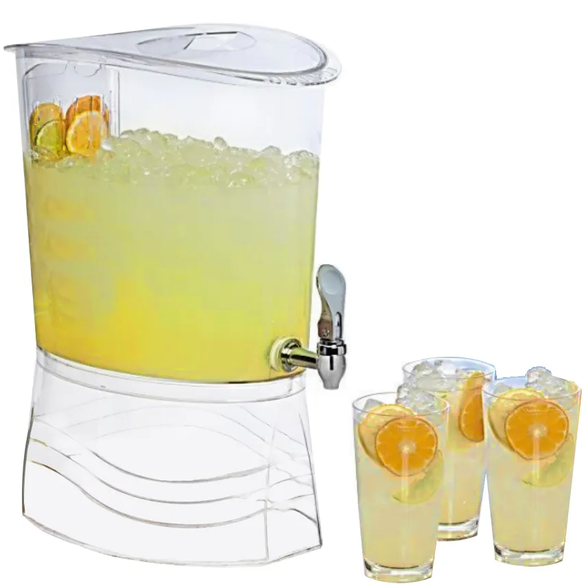 Plastic Beverage Dispenser Oval with infuser 11 L