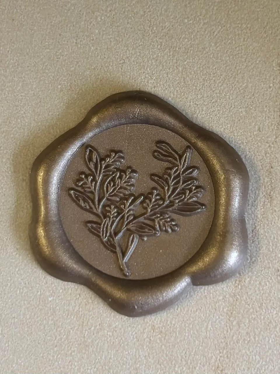 Golden Wax-style Adhesive Seals