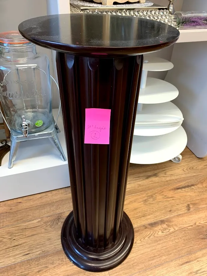 30" Brown roman columns
