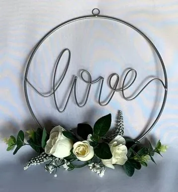 Silver Love Sign 