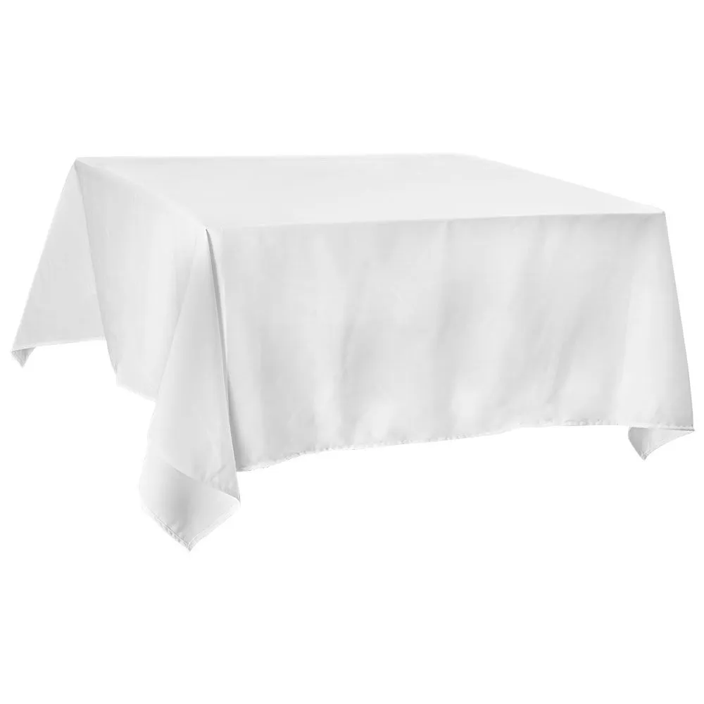 White Square Tablecloth 71" x 71"
