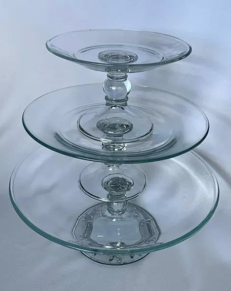 3 Tier Glass Platter 