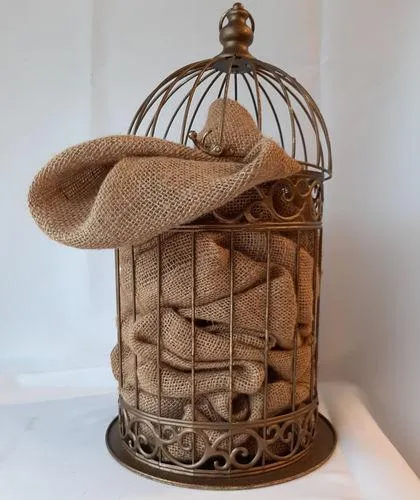 Burlap Narrow Runner