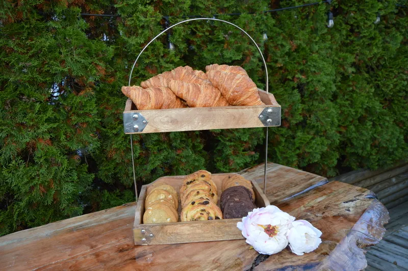 2 tier wood shelf