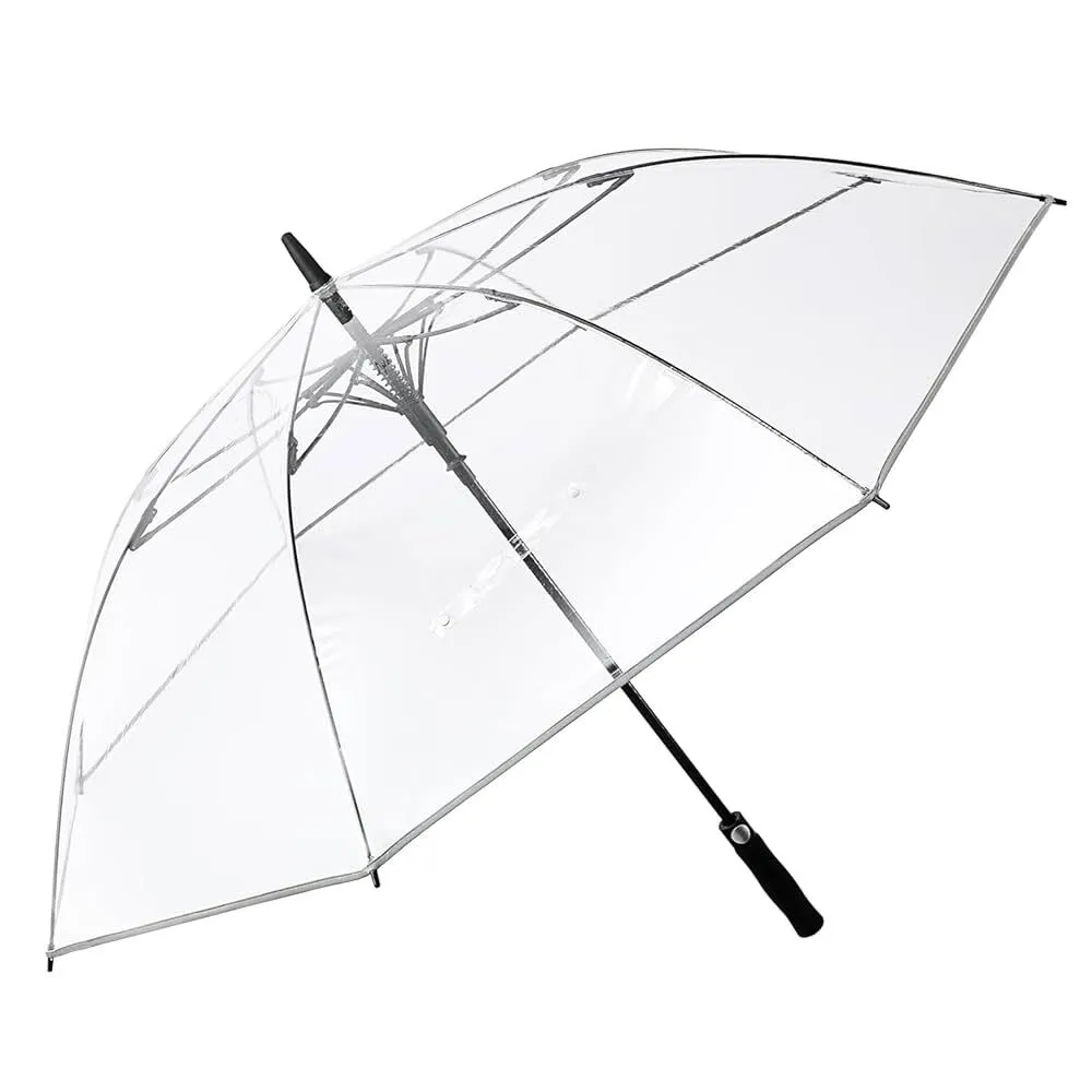 Clear Umbrella with Black Rod