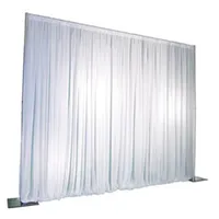 Basic White Backdrop Package. Includes sheers. 