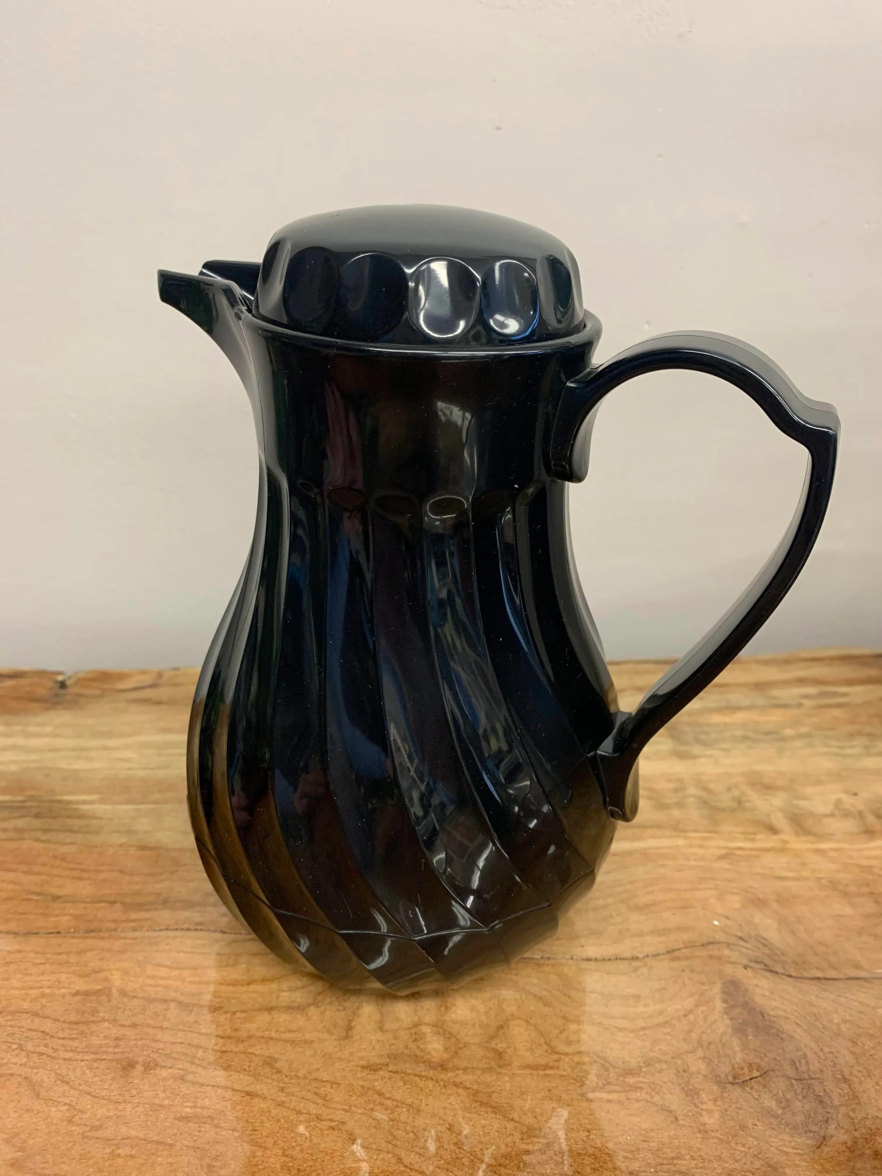 Milk & Cream Black Insulated Thermos Medium