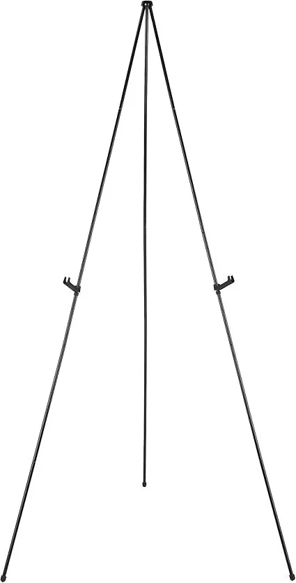 Collapsible Black Steel Easel