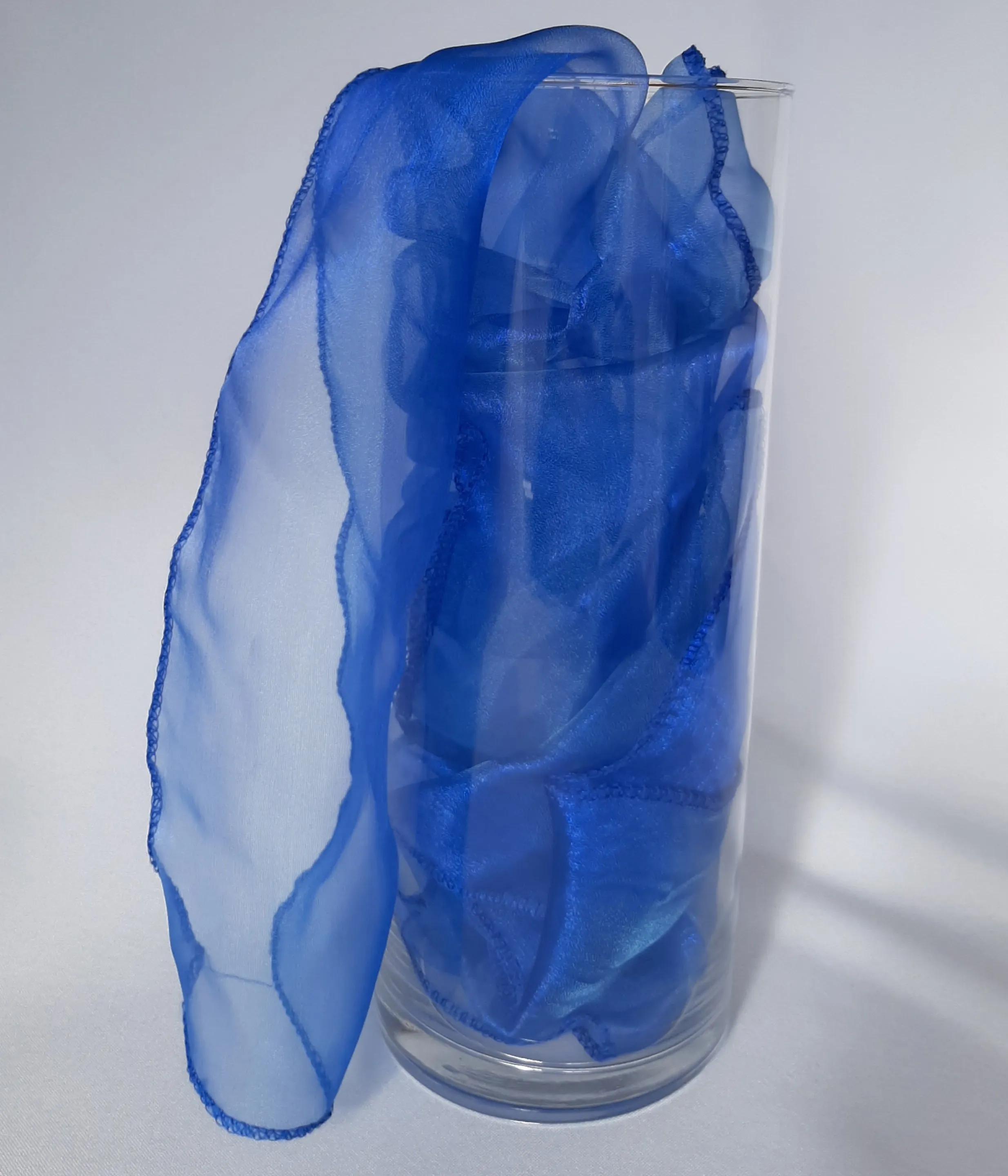 Royal Blue Organza Sash 