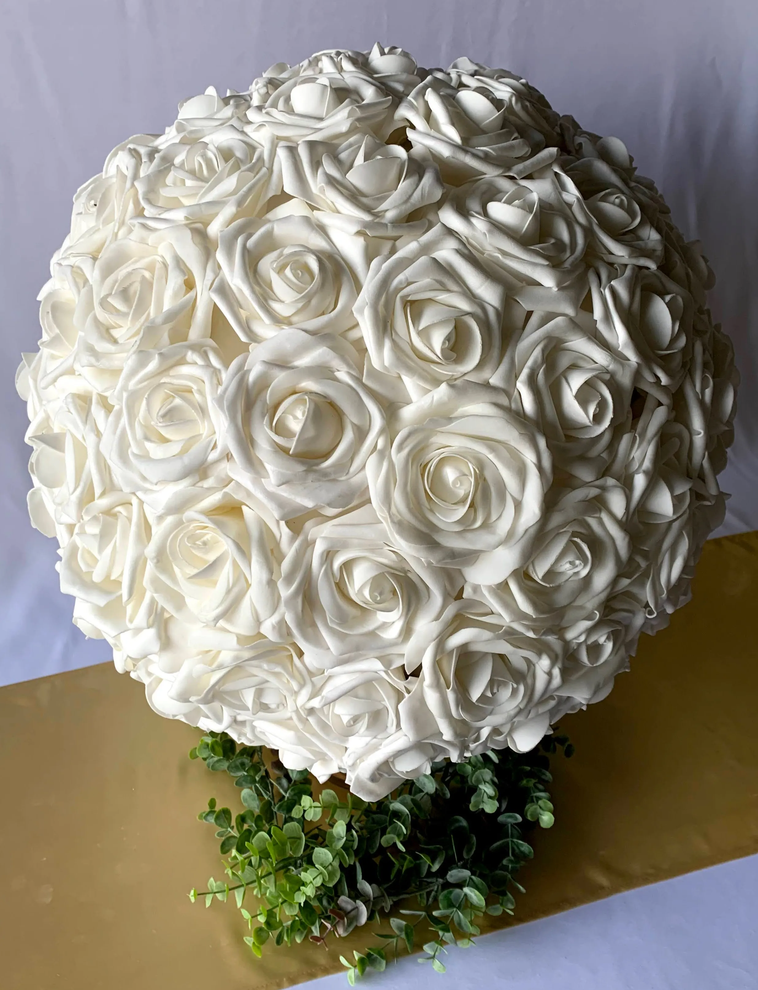 XXLarge white flower balls