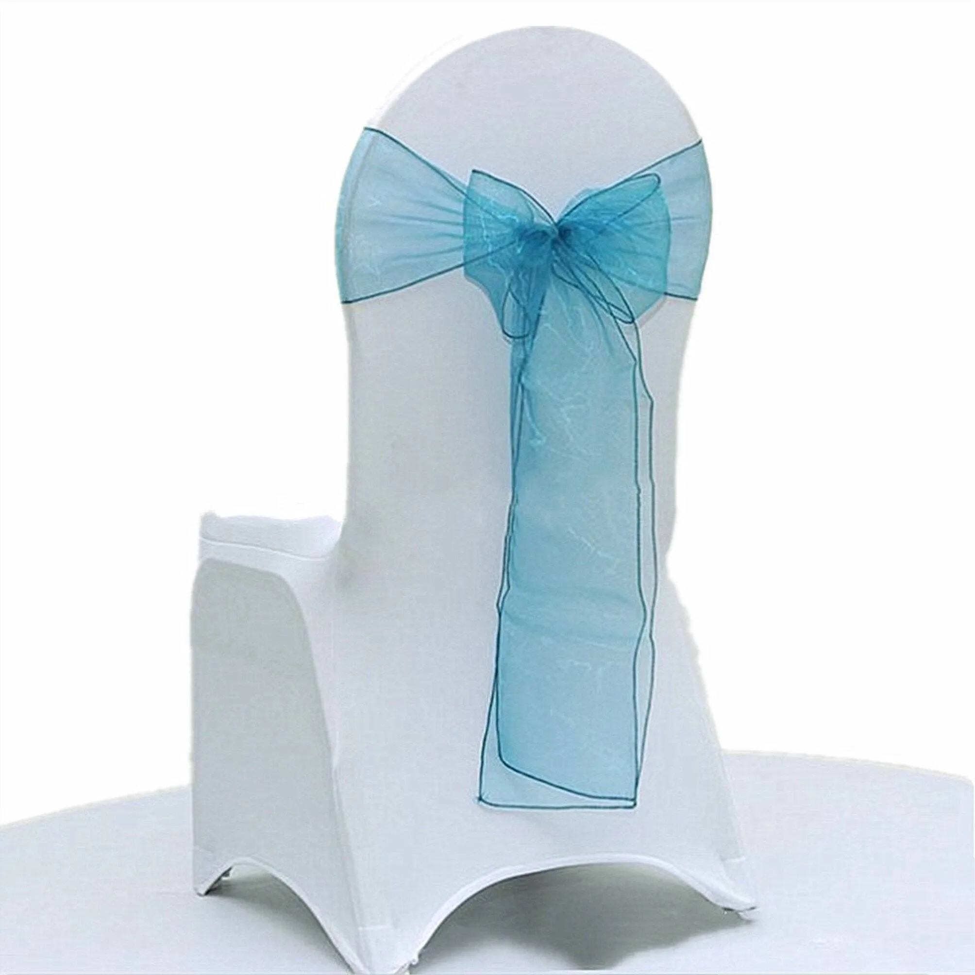 Teal Organza Sash
