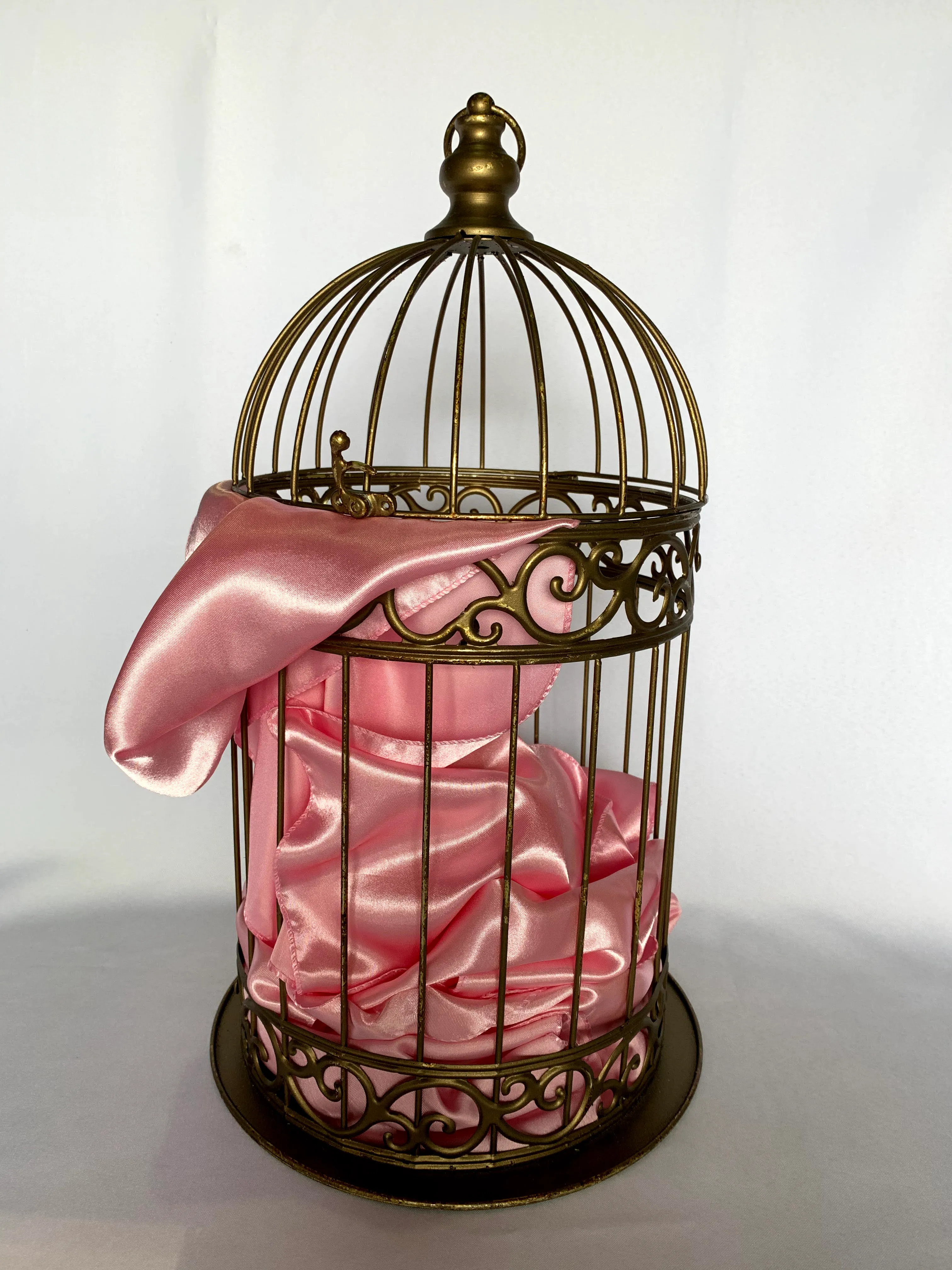 Pink Satin Runner