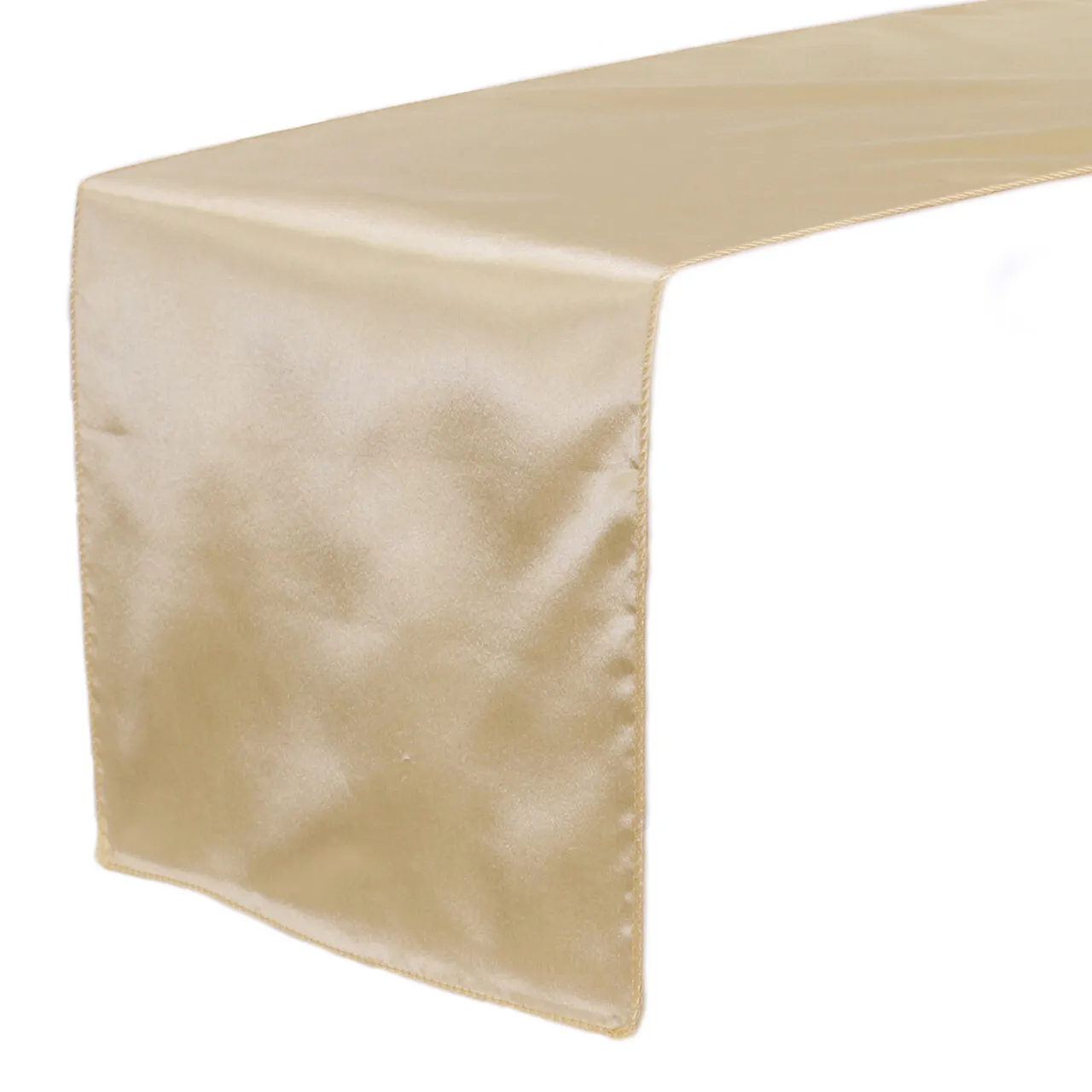 Champagne Gold Satin Runner