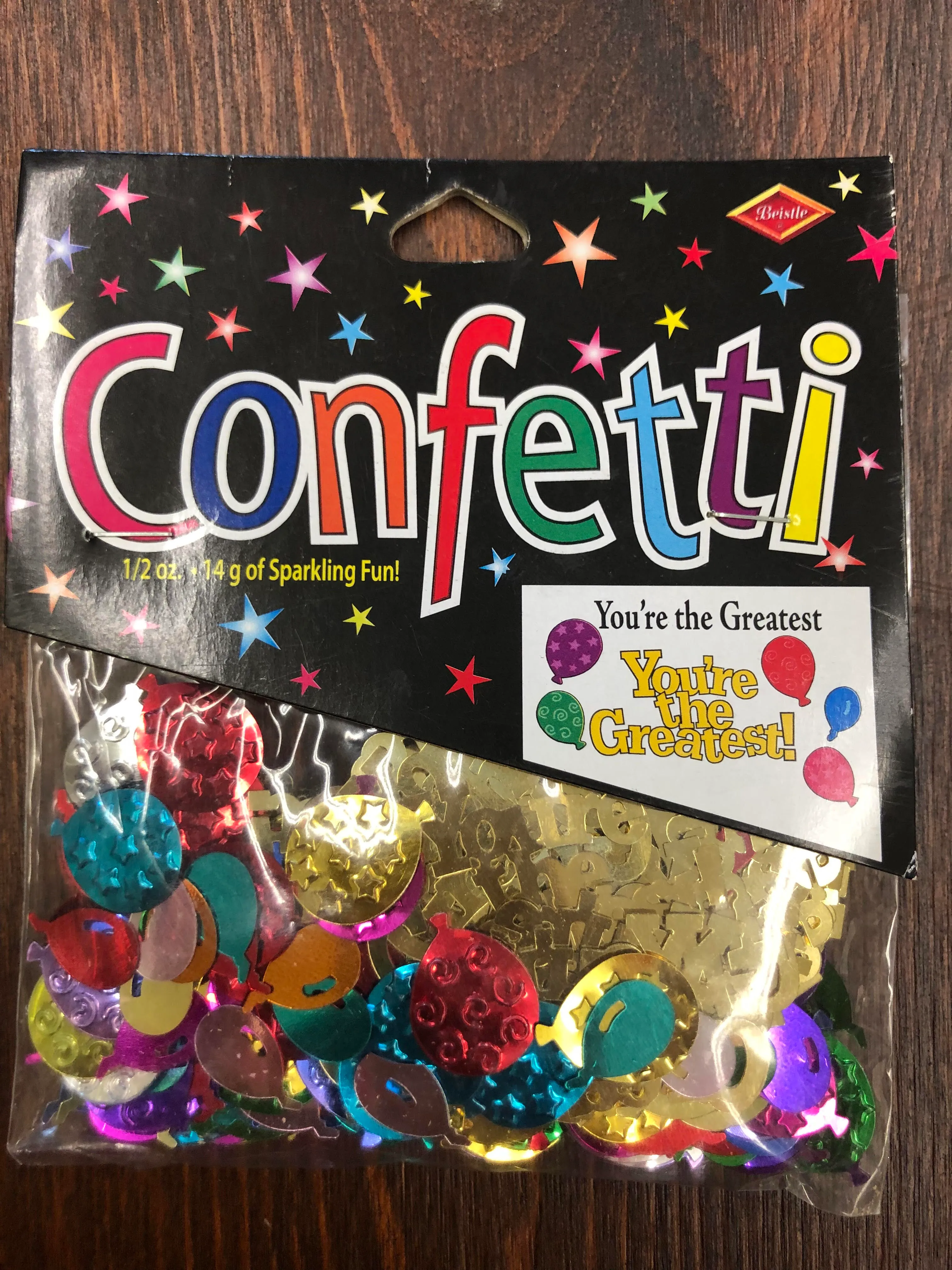 Confetti party packs - Your the greatest