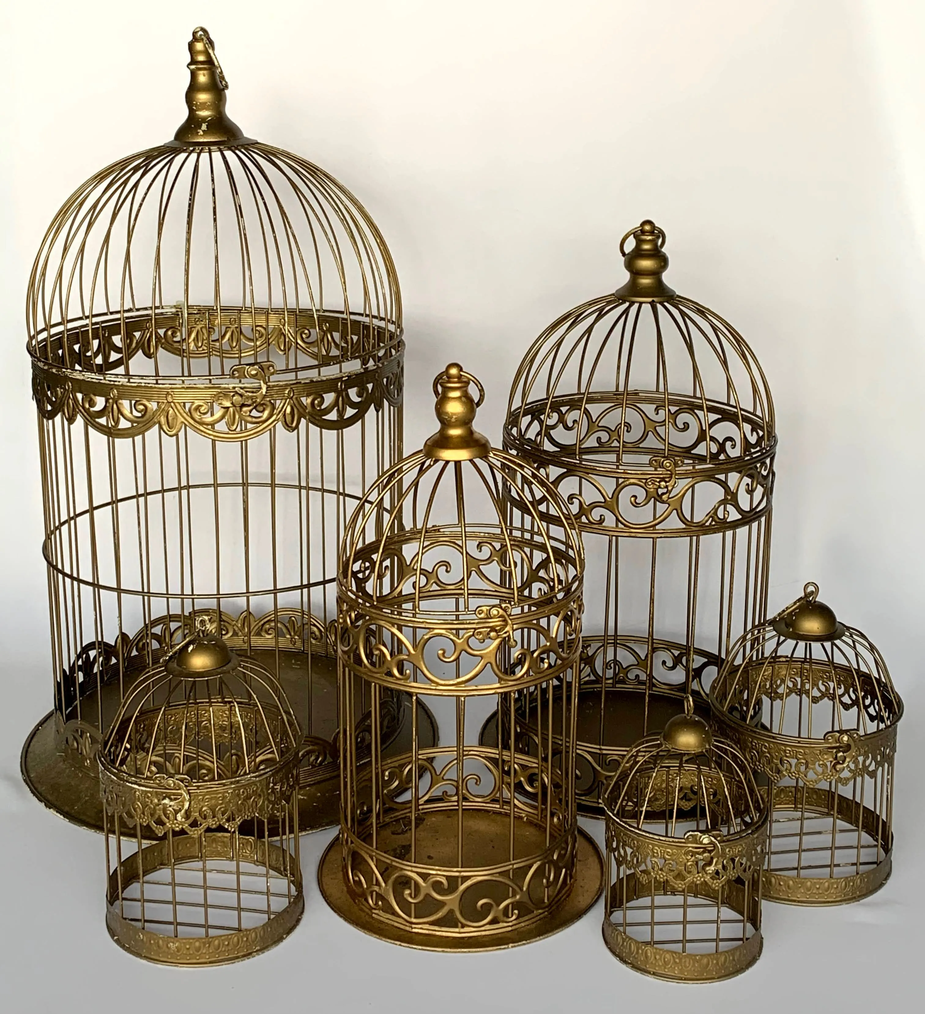 Birdcage gold 10' x 7"