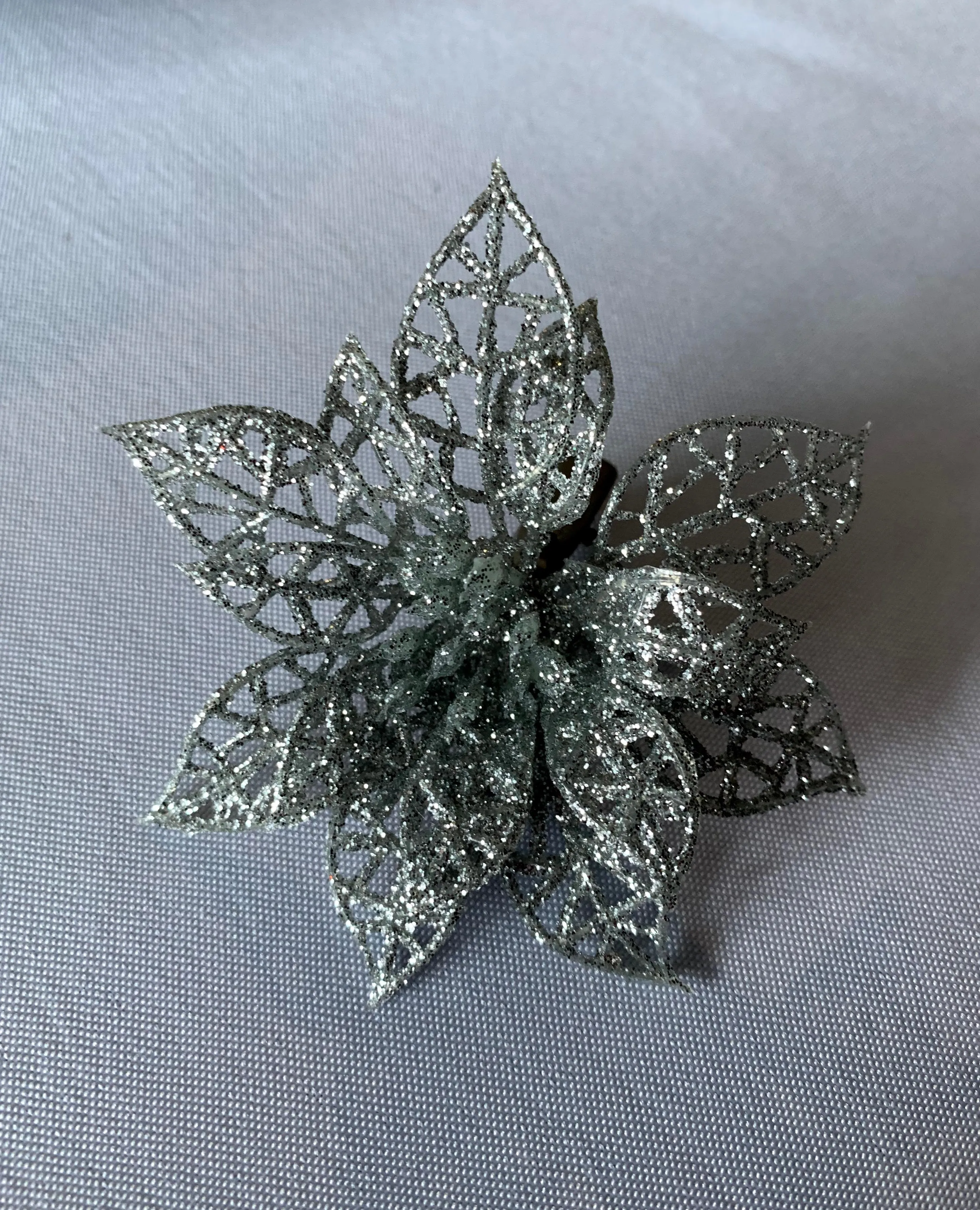 Silver Flower Accessories