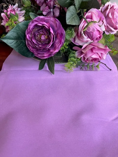 Tablecloth Bright Lavender Rectangular 90" x 132"